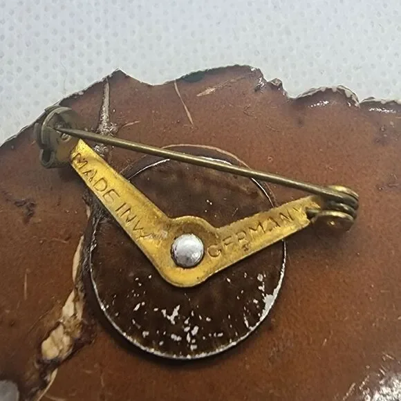 Vintage West Germany Flower Brooch